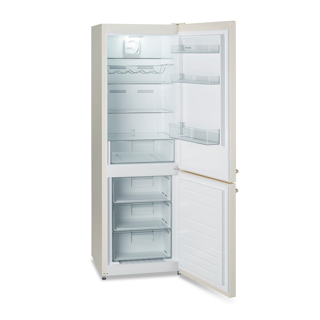 Montpellier MAB386C Retro Total No Frost Fridge Freezer in Cream