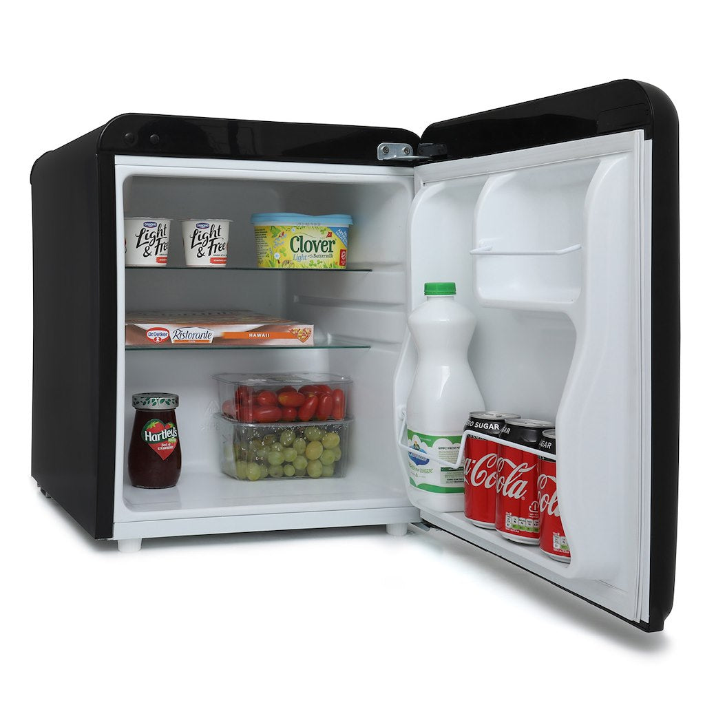 Montpellier MAB55K Table Top Retro Fridge in Black