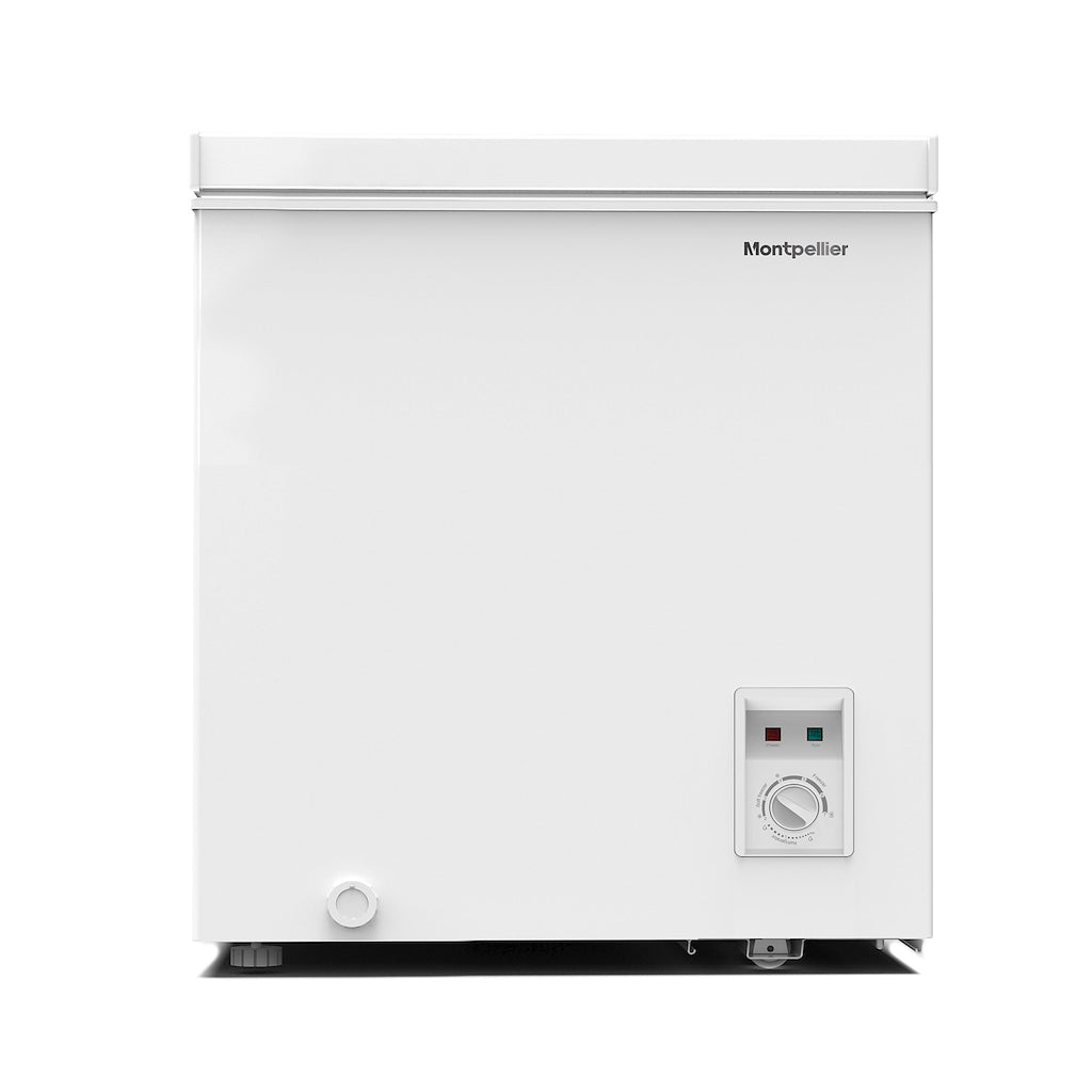 Montpellier MCF151W 142 Litre Chest Freezer in Black