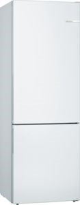 KGE49AWCAG, Free-standing fridge-freezer with freezer at bottom