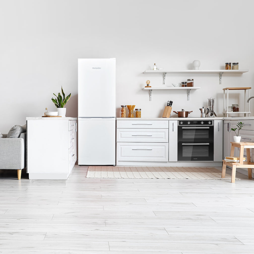 Montpellier MS145W Low Frost Fridge Freezer in White