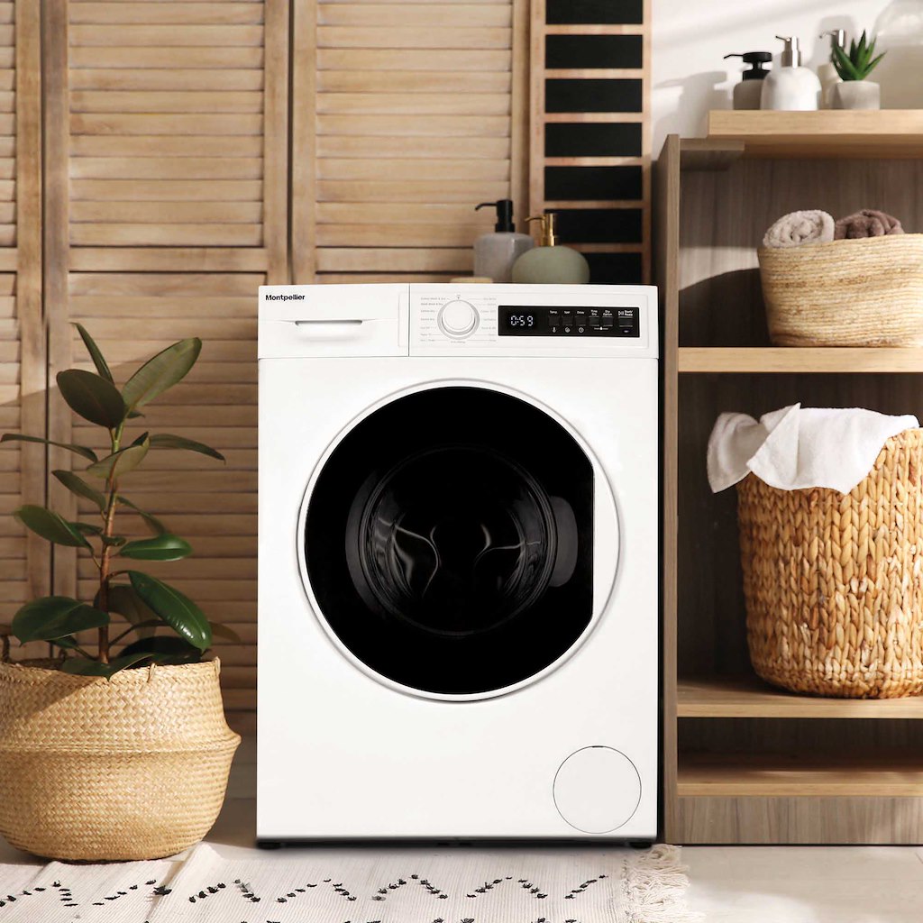 Montpellier MWD8514W 8/5kg 1400rpm Freestanding Washer Dryer - White