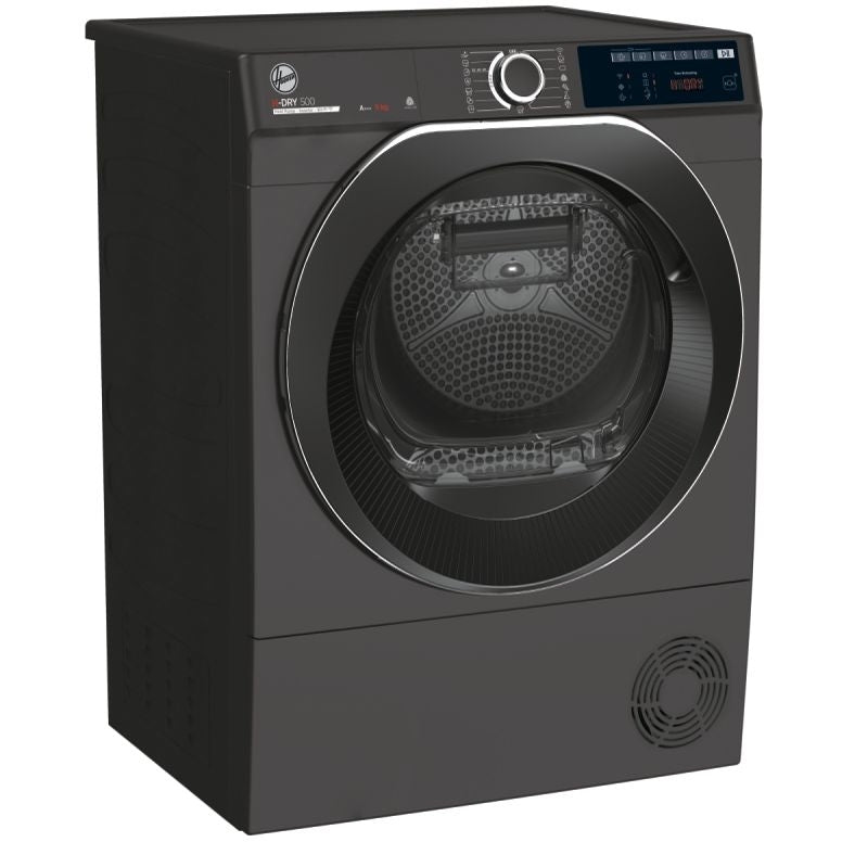 Hoover D-Dry 500 9kg Heat Pump Tumble Dryer with A+++ Energy Rating - graphite