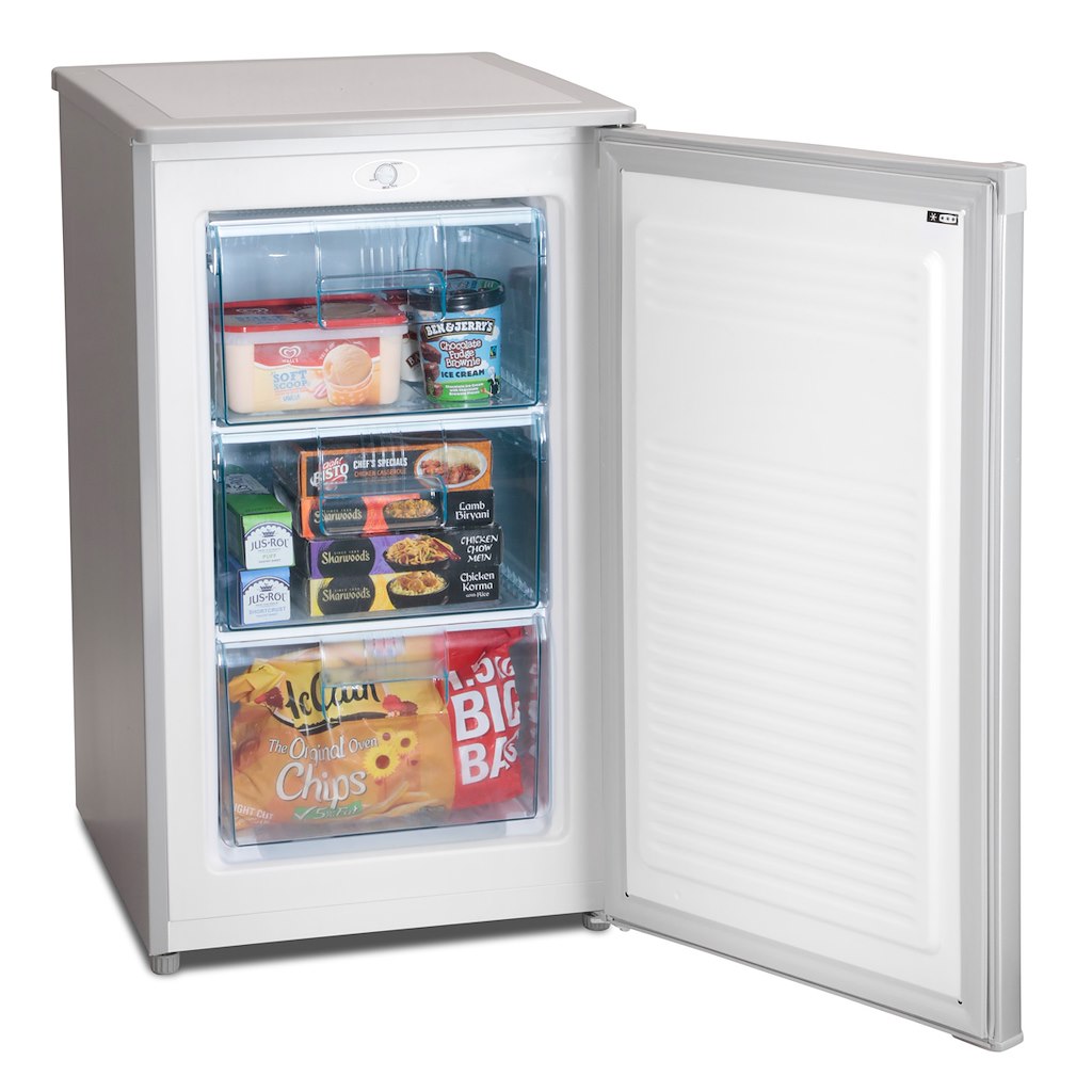 RZ83S.E UNDERCOUNTER FREEZER IN SILVER