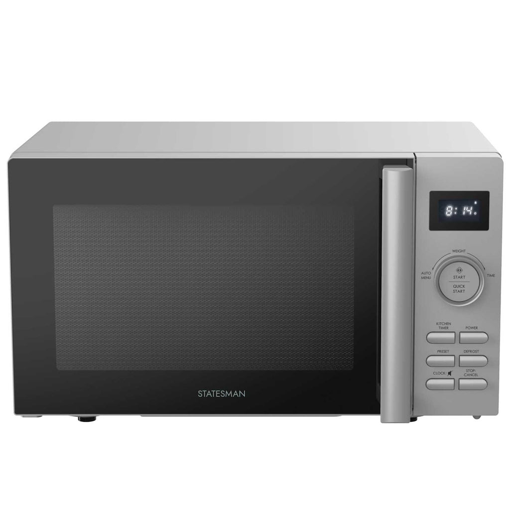 20L 800W Digital Solo Microwave Silver