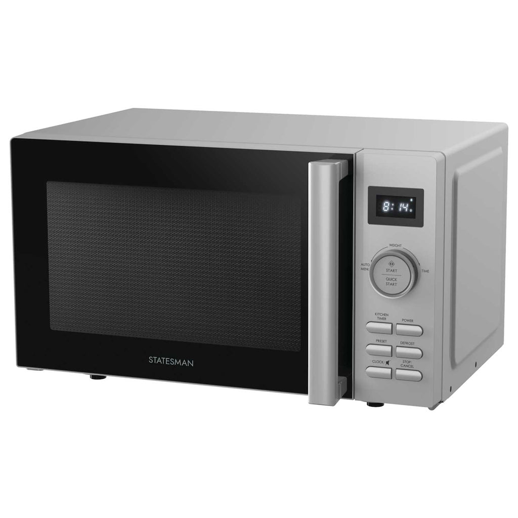 20L 800W Digital Solo Microwave Silver
