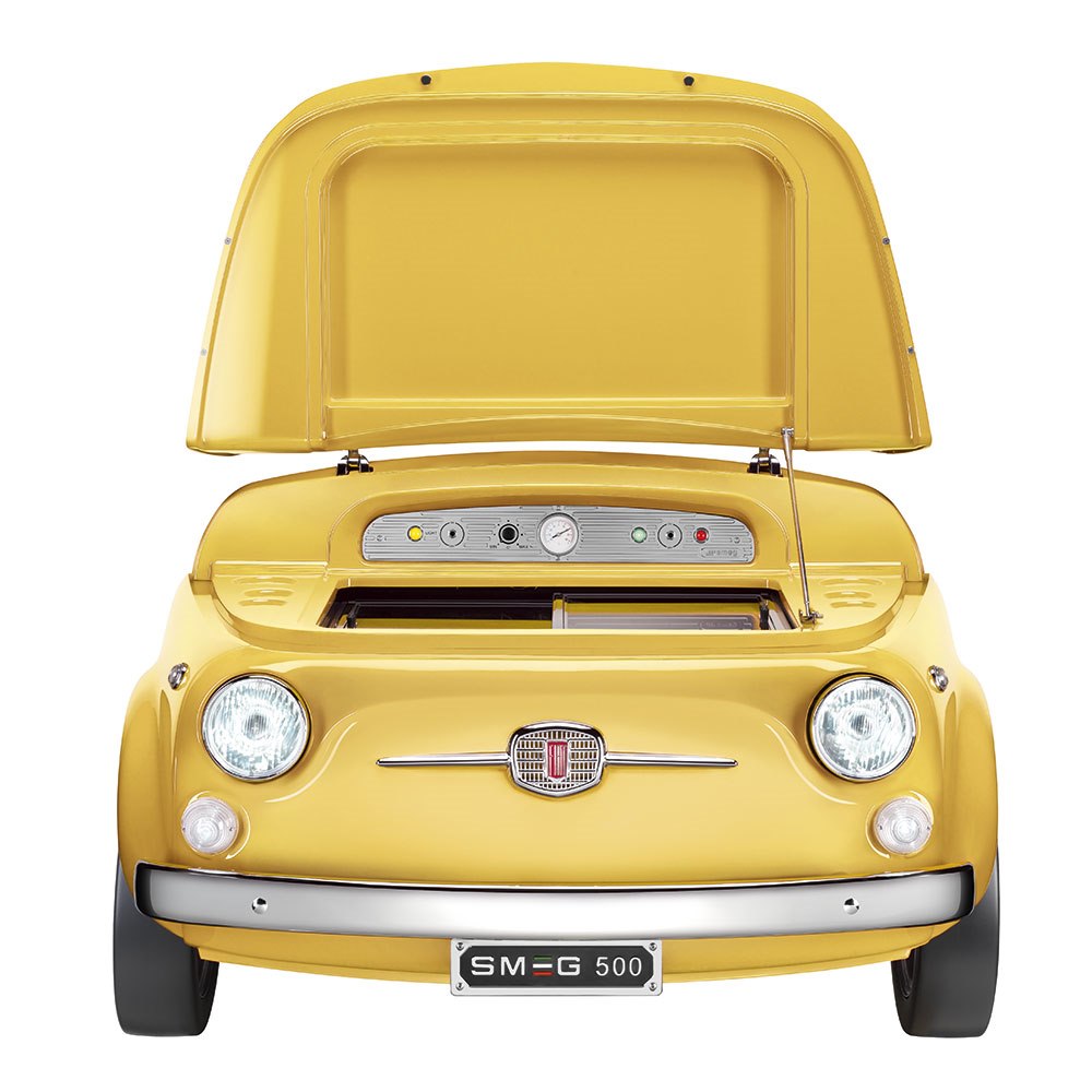 Smeg 500 Minibar, A+, Yellow