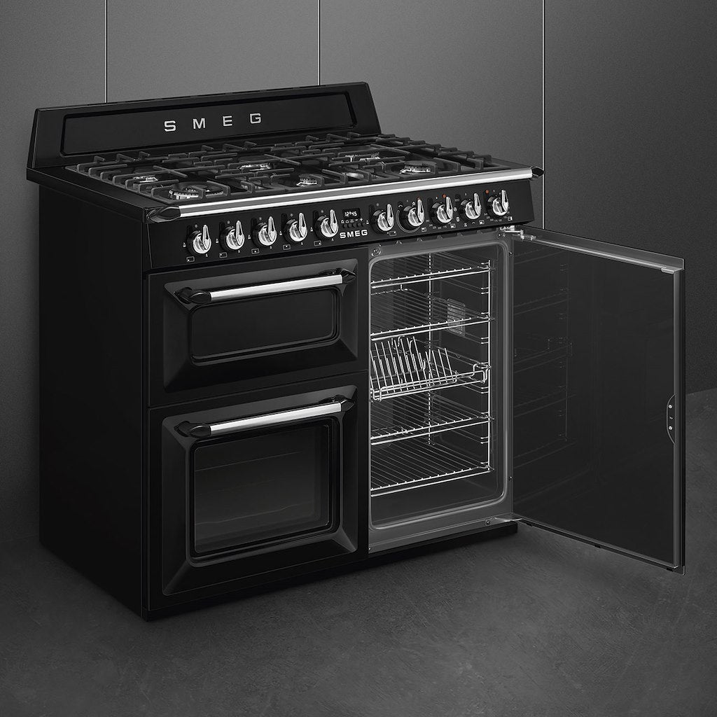 TR103BL CUC 6F 3FRN NR freestanding cooker, 100x60cm, black