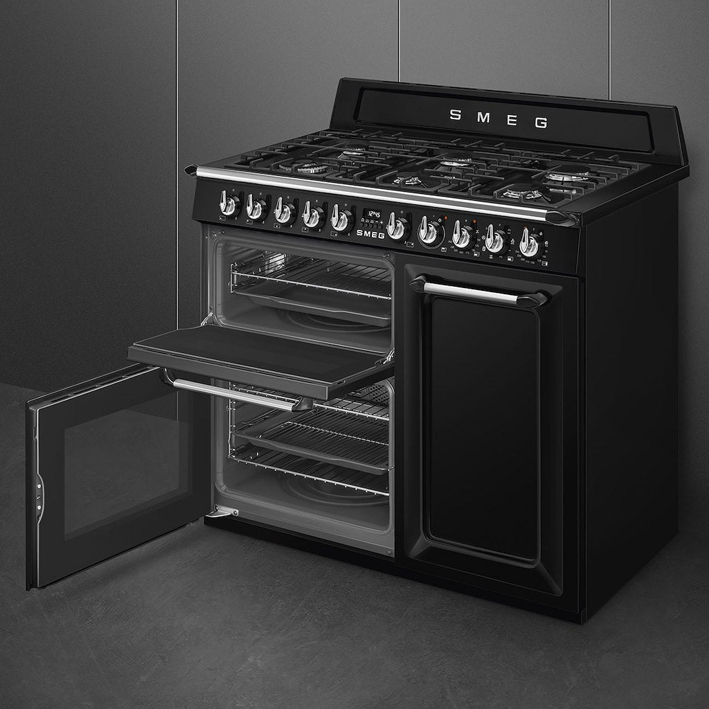 TR103BL CUC 6F 3FRN NR freestanding cooker, 100x60cm, black