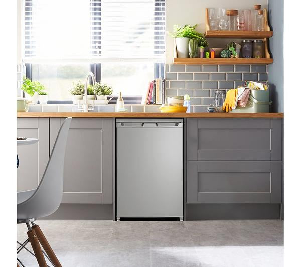 Beko UL4584S Freestanding Undercounter Larder Fridge - Silver