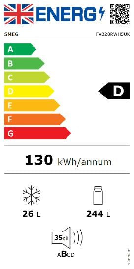 Single door, white, 50's Retro Style, right, UK