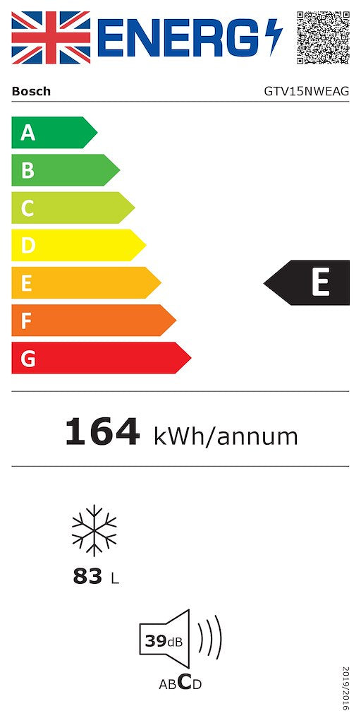 GTV15NWEAG, Under Counter Freezer