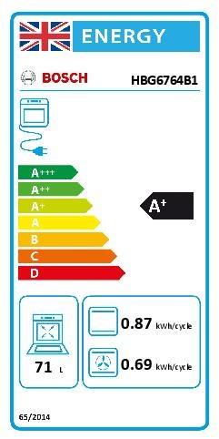 HBG6764B1, Built-in oven