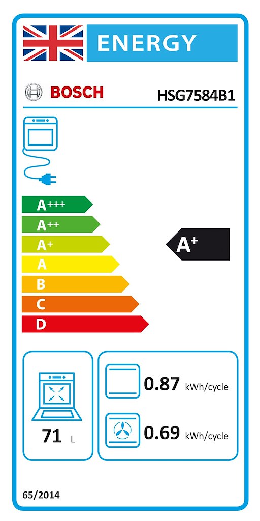 HSG7584B1, Built-in oven with steam function