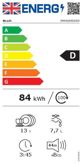 SMV68ND00G, Fully-integrated dishwasher