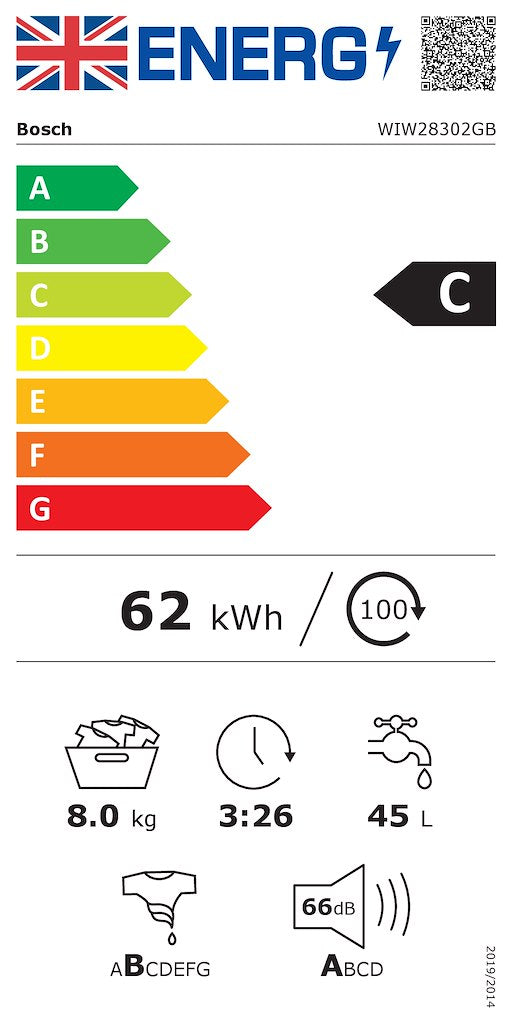 Bosch, Built-in washing machine