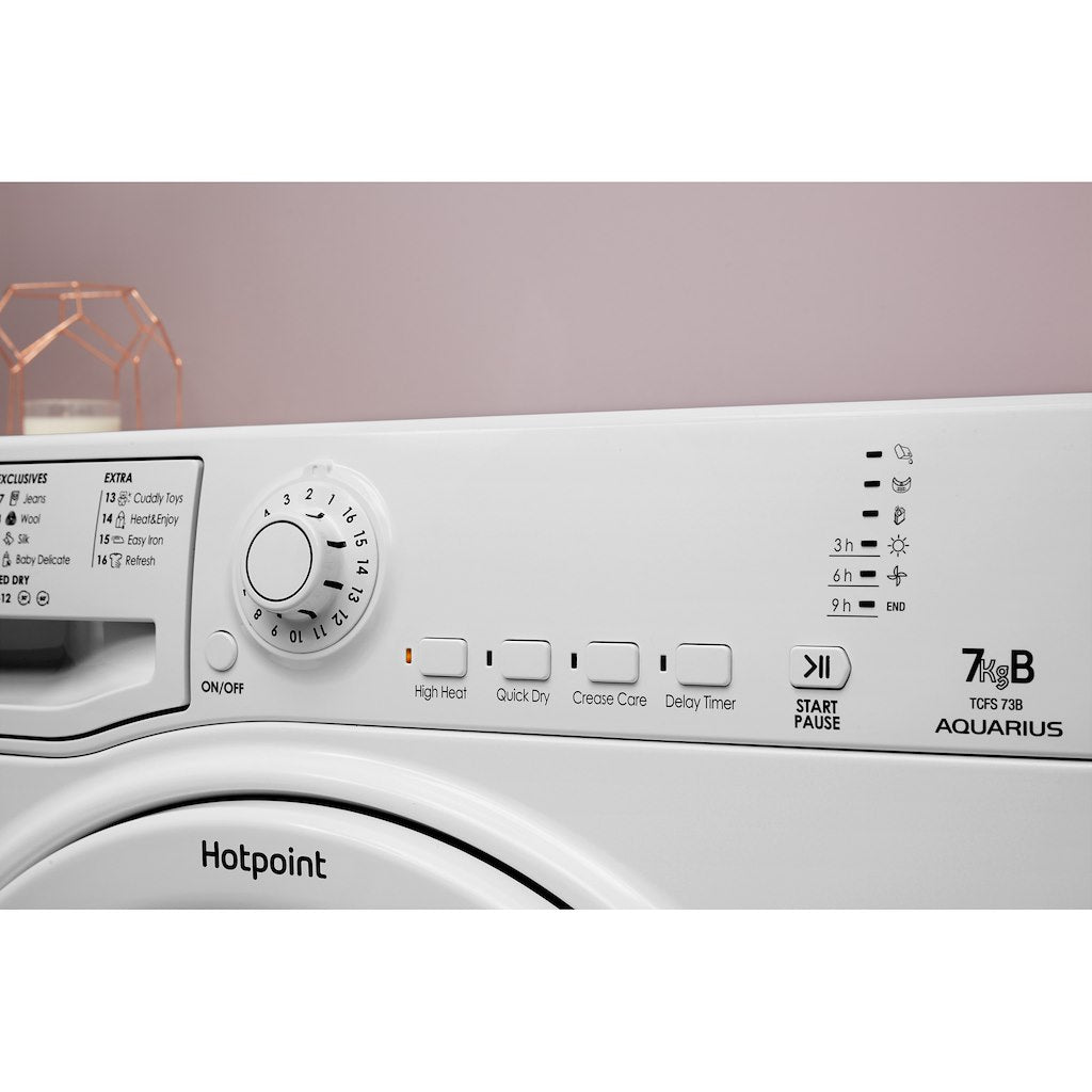 Hotpoint condenser tumble dryer: freestanding, 7kg