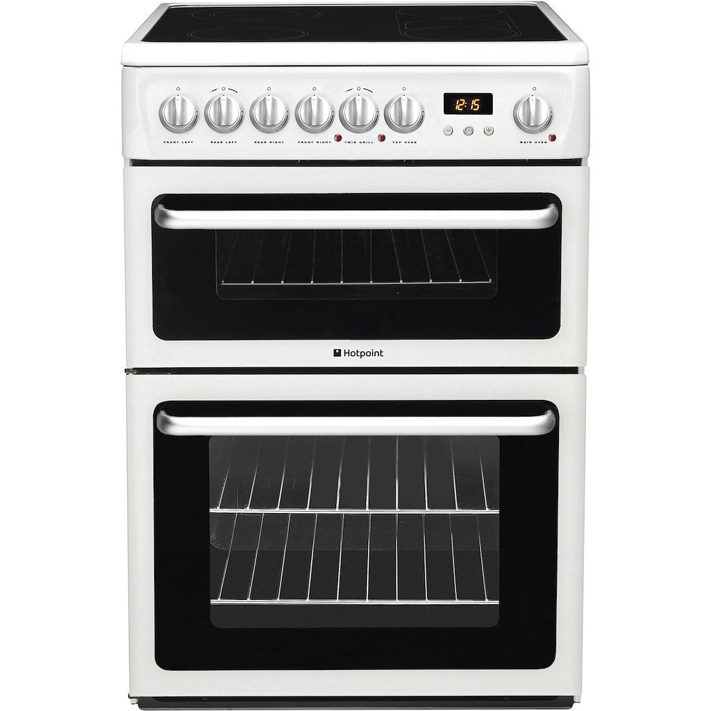 Hotpoint electric freestanding double cooker: 60cm