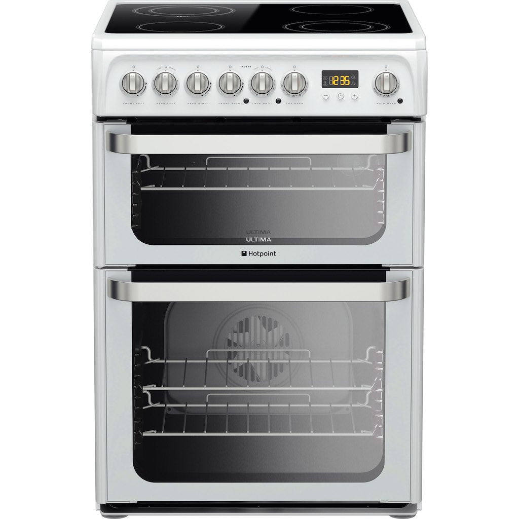 Hotpoint electric freestanding double cooker: 60cm