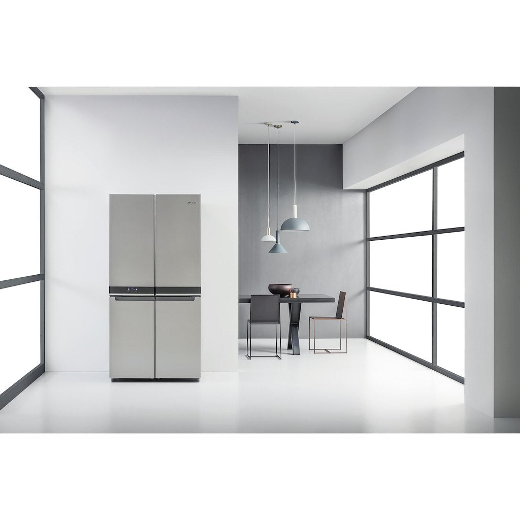 Whirlpool side-by-side american fridge: in Stainless Steel - WQ9 B1L UK