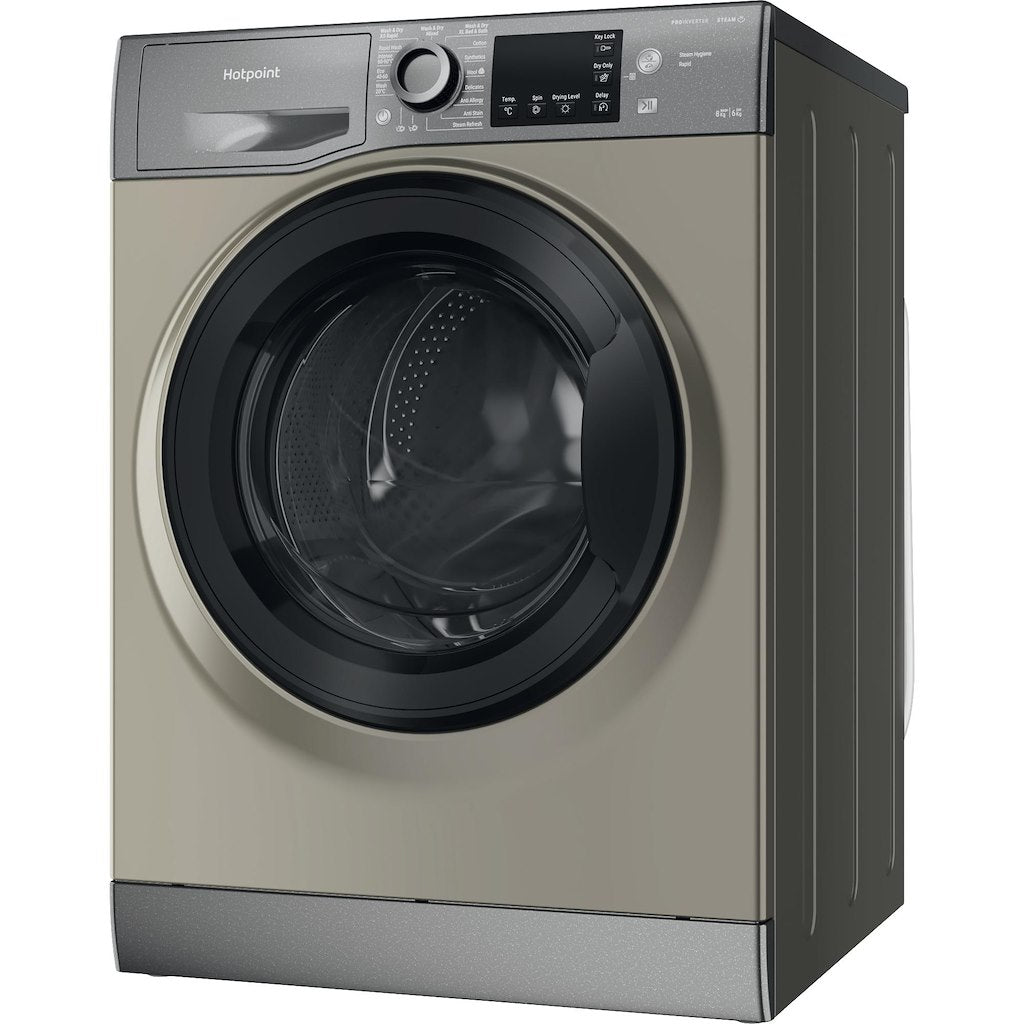 Hotpoint NDB8635GKUK graphite 8+6kg washer dryer - freestanding