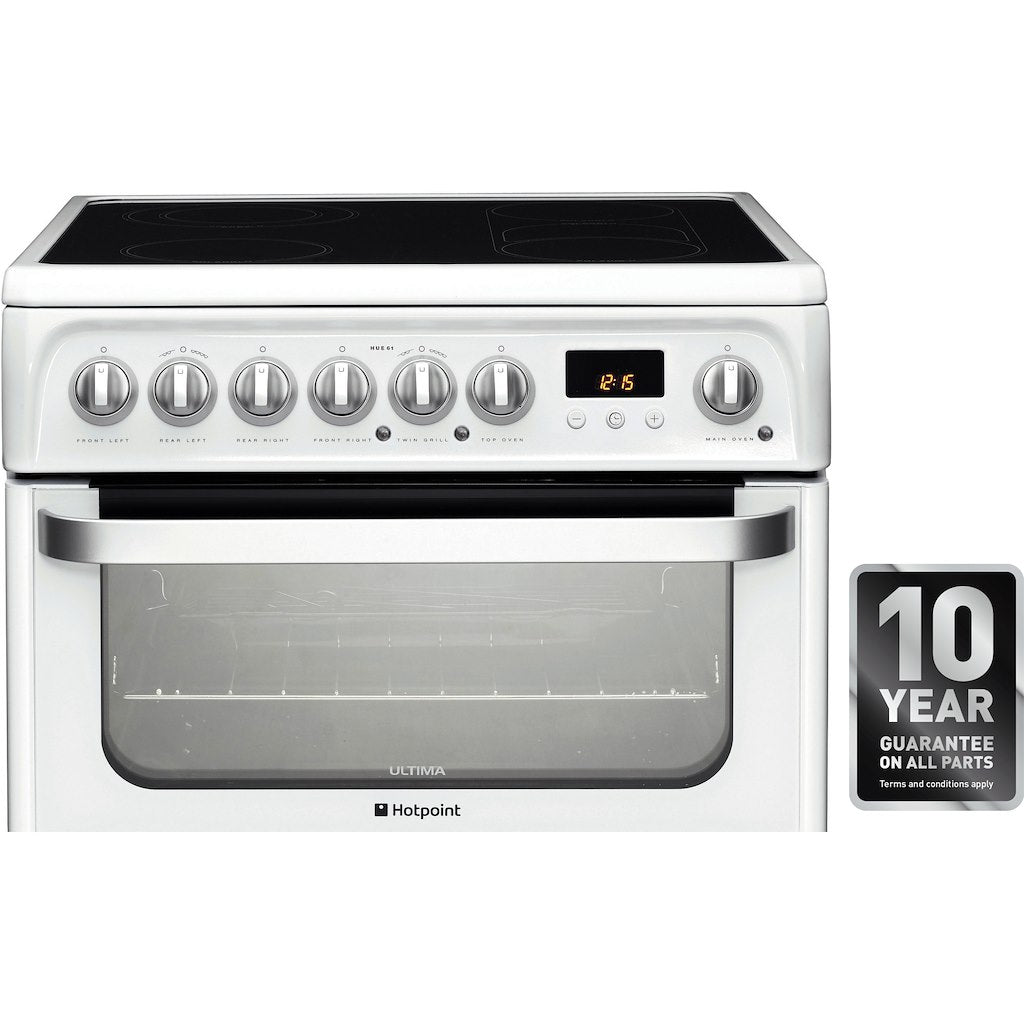 Hotpoint electric freestanding double cooker: 60cm