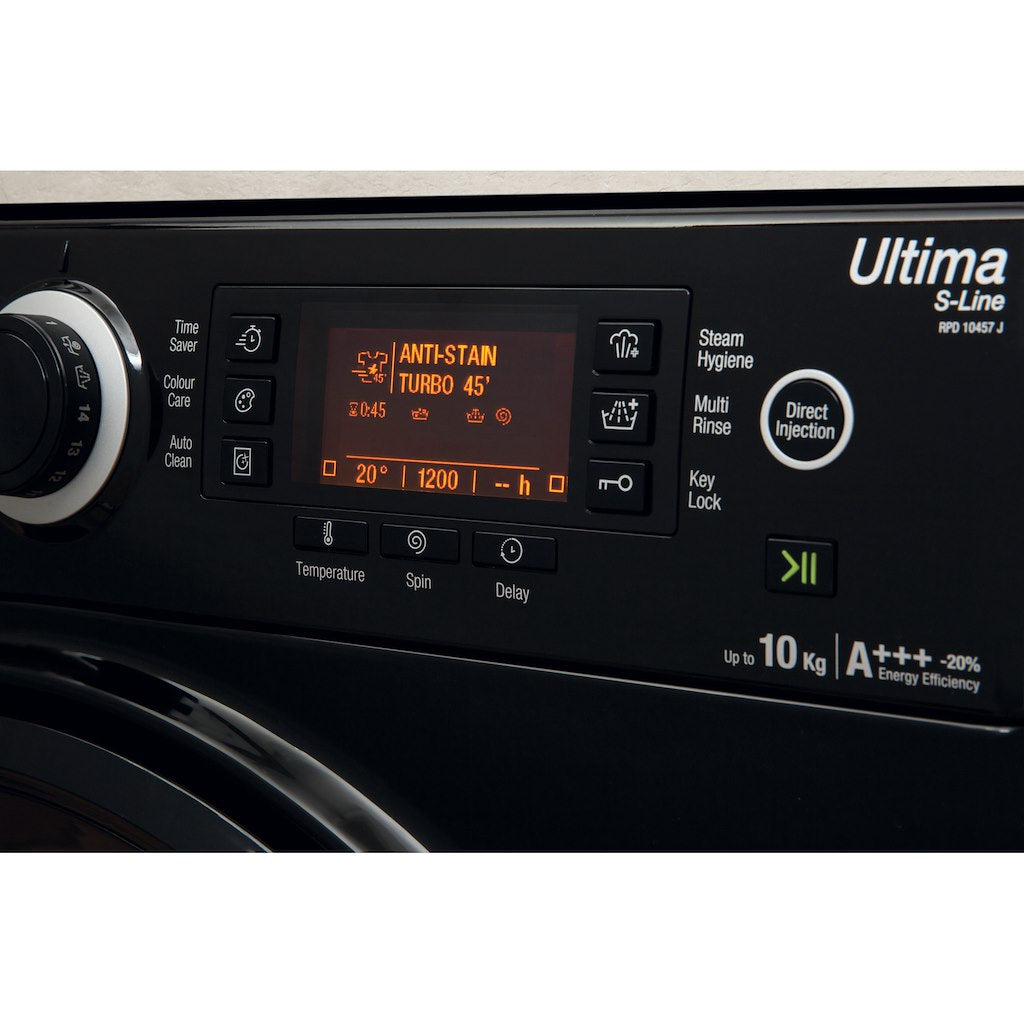 Hotpoint freestanding front loading washing machine: 9kg