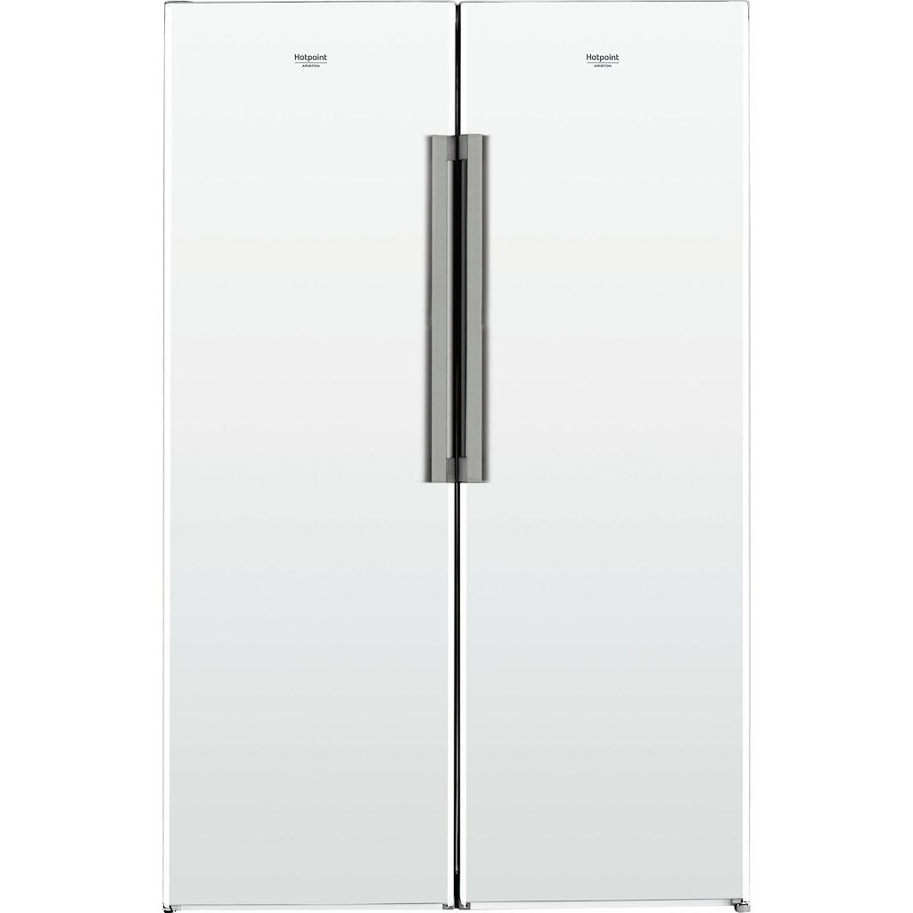 Hotpoint freestanding upright freezer: white