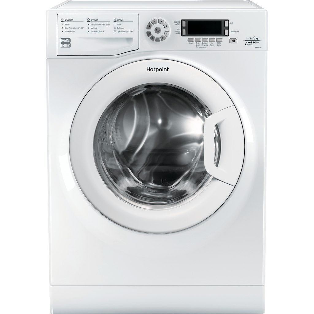 Hotpoint freestanding front loading washing machine: 9kg