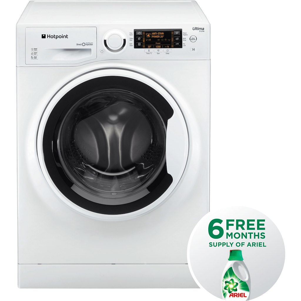 Hotpoint freestanding front loading washing machine: 10kg