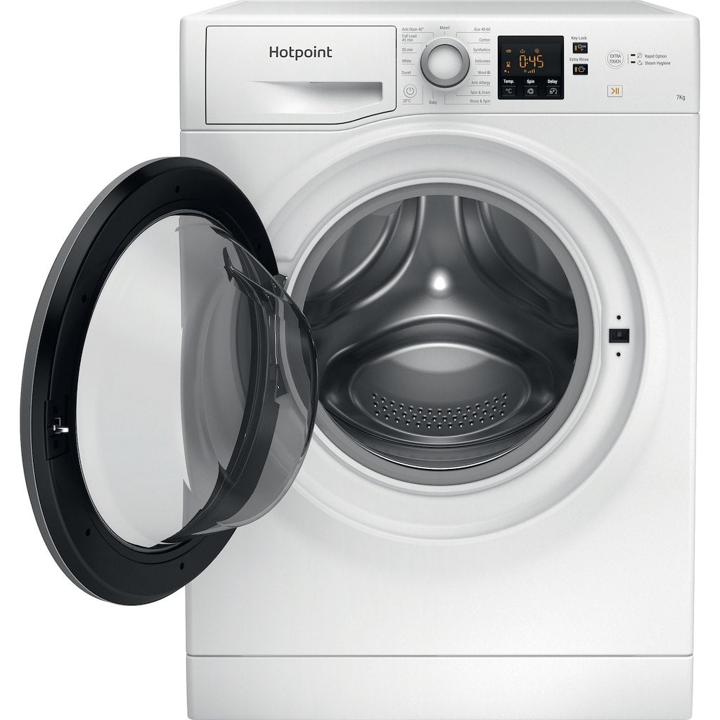 Hotpoint NSWE 743U WS UK N Washing Machine - White