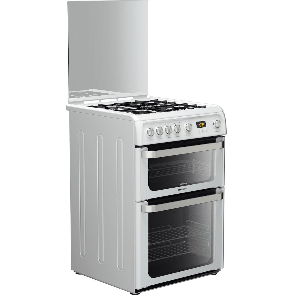 Hotpoint gas freestanding double cooker: 60cm
