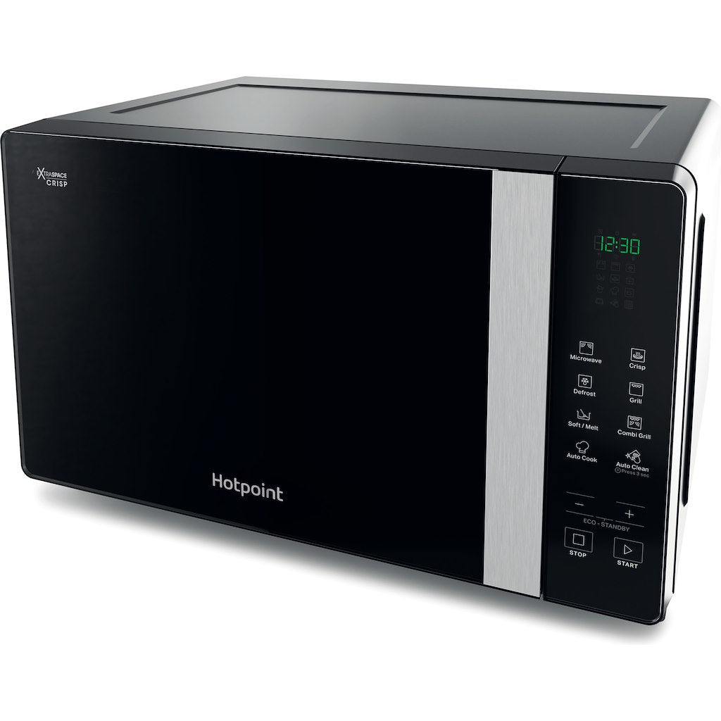 Hotpoint freestanding microwave oven: black
