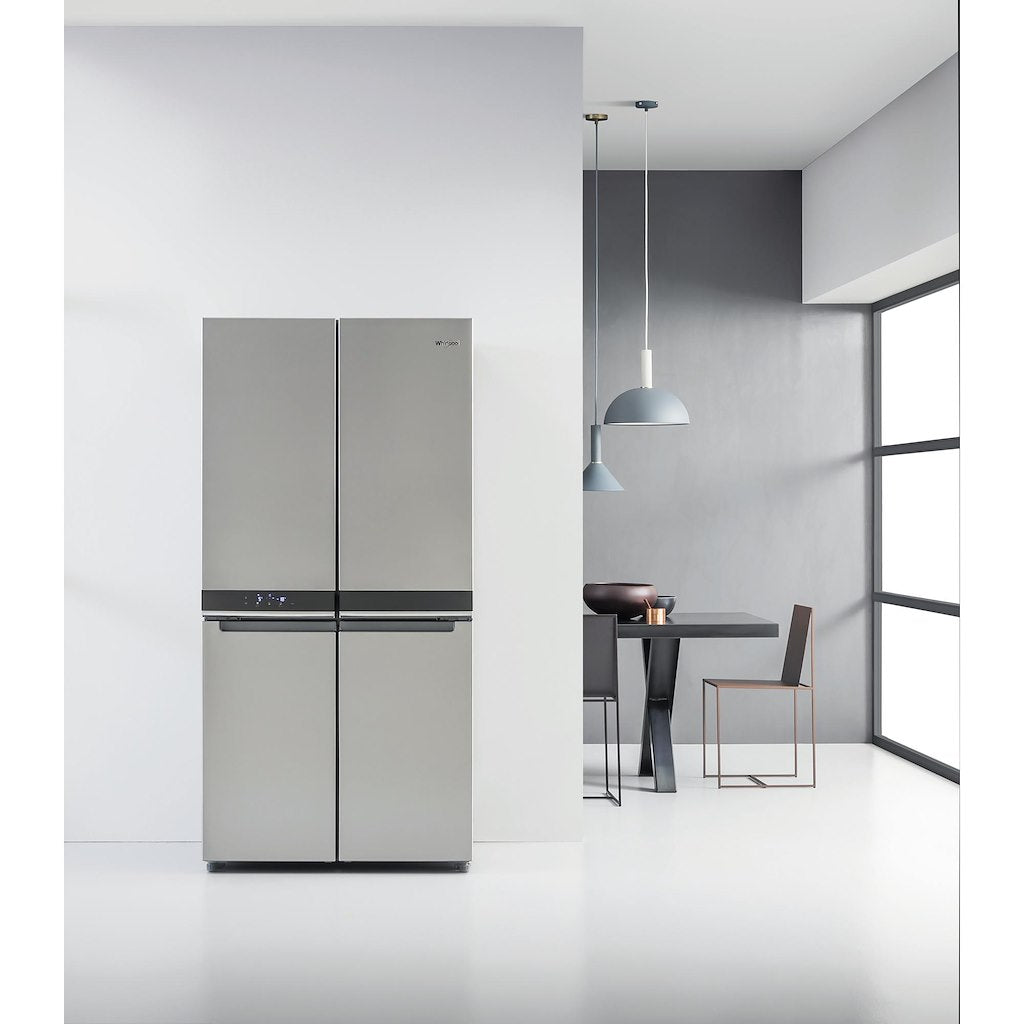 Whirlpool side-by-side american fridge: in Stainless Steel - WQ9 B1L UK