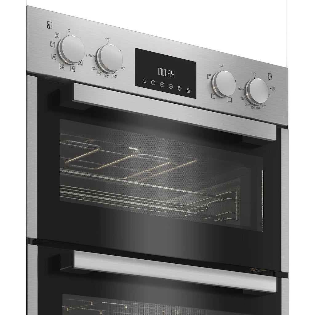 Hotpoint DIH 82D IX Built In Electric Multifunction Double Oven - Stainless Steel