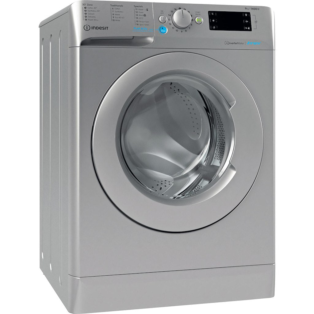 Freestanding front loading washing machine: 9kg - BWE 91483X S UK N