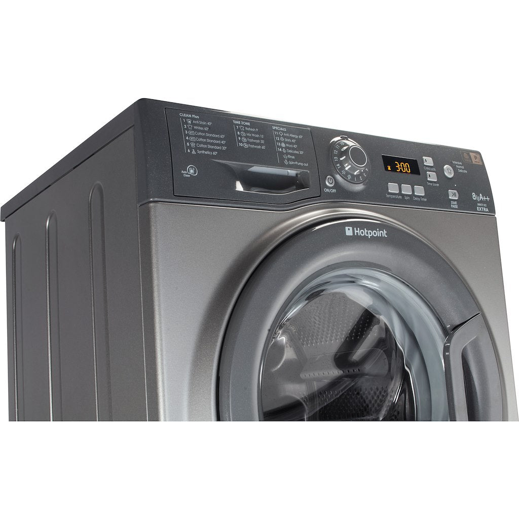 Hotpoint freestanding front loading washing machine: 9kg