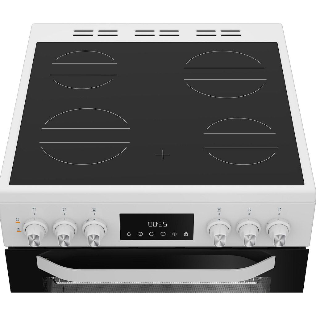 Hotpoint electric freestanding double cooker: 60cm