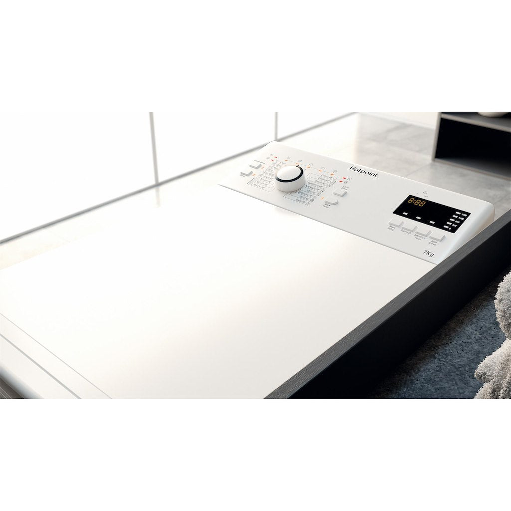 Hotpoint AntiStain Washing Machine - White - 7kg - 1200 RPM - E Rated - WMTF 722U UK N