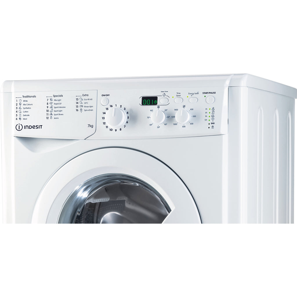 Freestanding front loading washing machine: 7kg