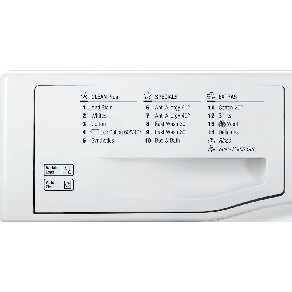 Hotpoint freestanding front loading washing machine: 9kg