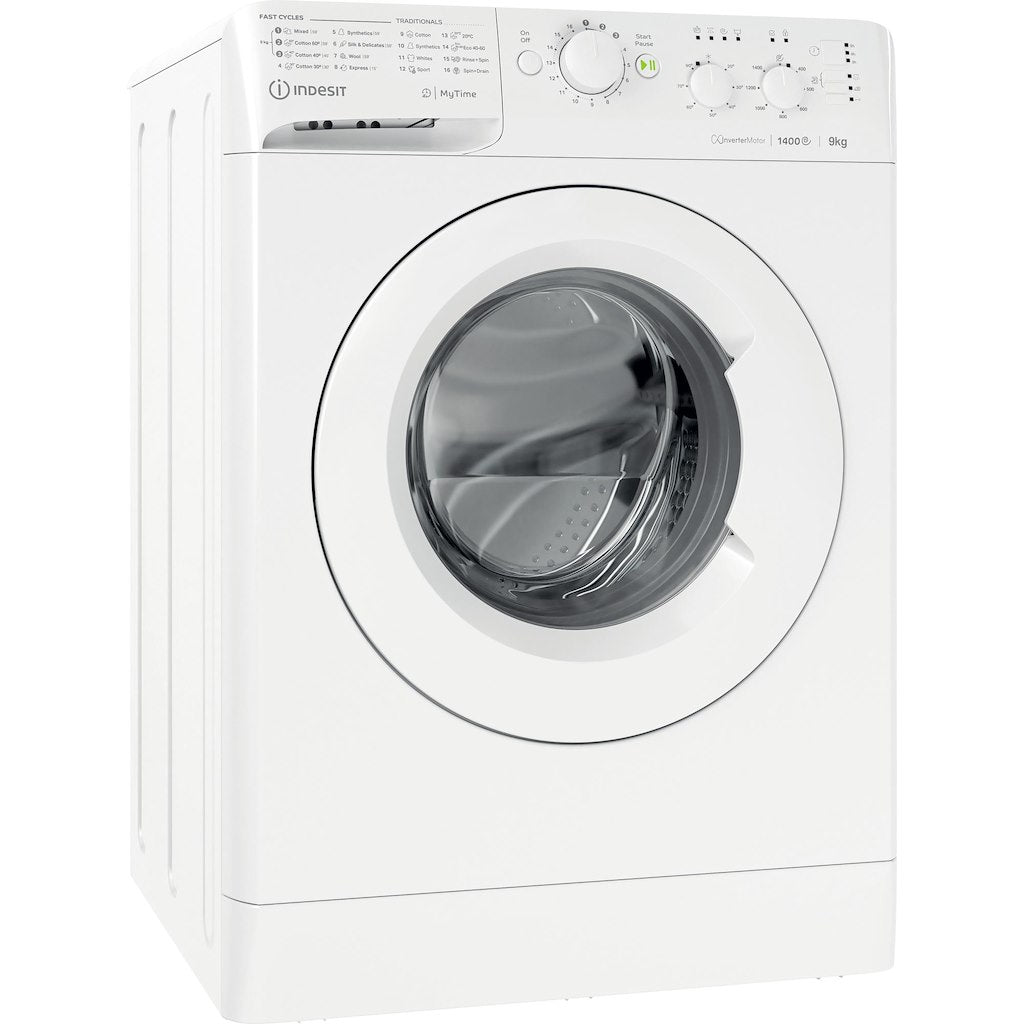 Indesit  Freestanding front loading washing machine: 9,0kg - MTWC 91495 W UK N