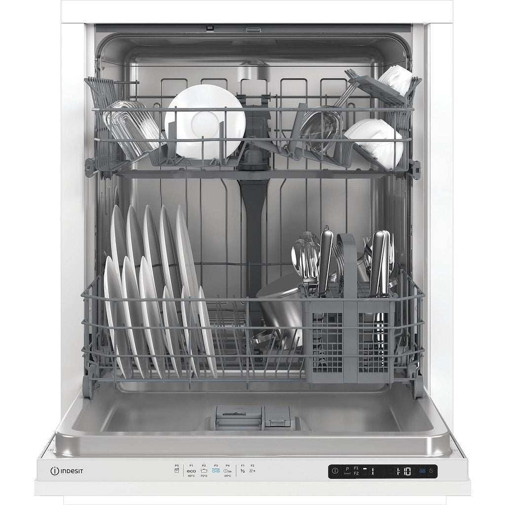 Indesit Push&Go IN2IE13DT70UK Integrated Dishwasher 13 Place Settings - Black