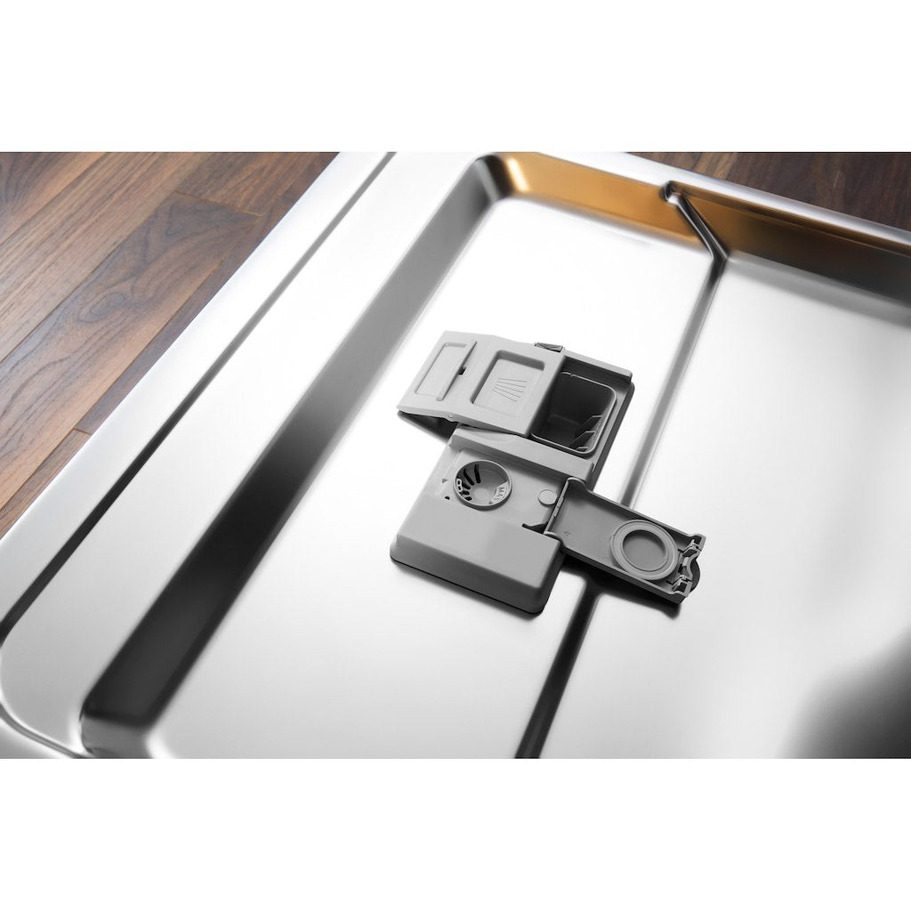 Hotpoint integrated dishwasher: full size, inox