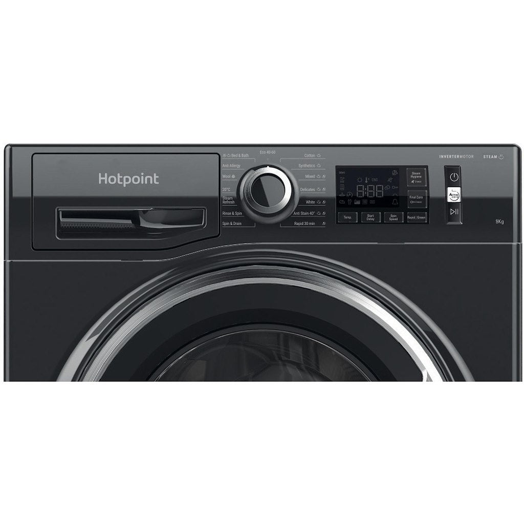 Hotpoint NM11945BCA UK N ActiveCare 9kg Front Load Washing Machine - Black