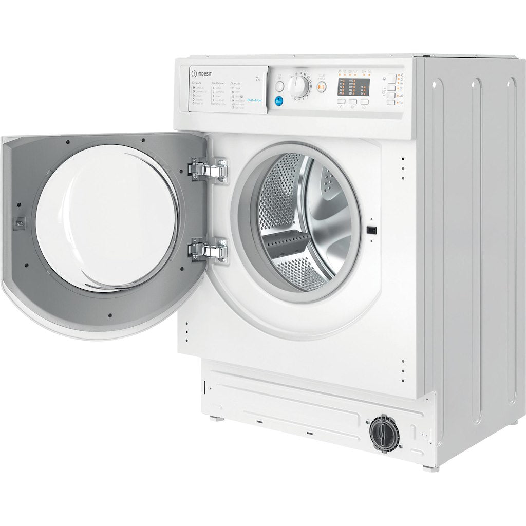 Indesit Built in front loading washing machine: 7,0kg - BI WMIL 71252 UK N