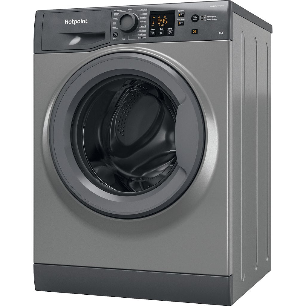 Hotpoint NSWR 843C GK UK N Washing Machine - Graphite