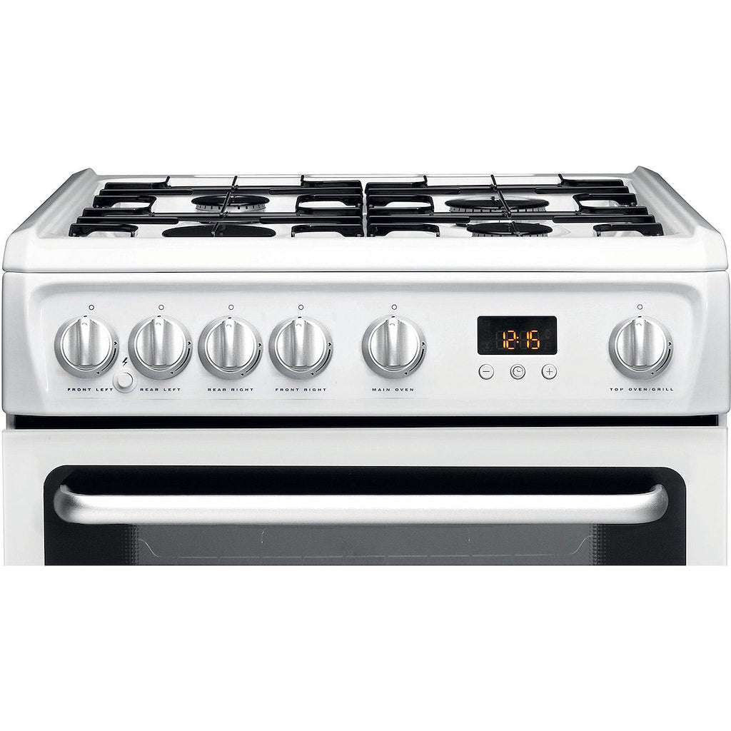 Hotpoint gas freestanding double cooker: 60cm