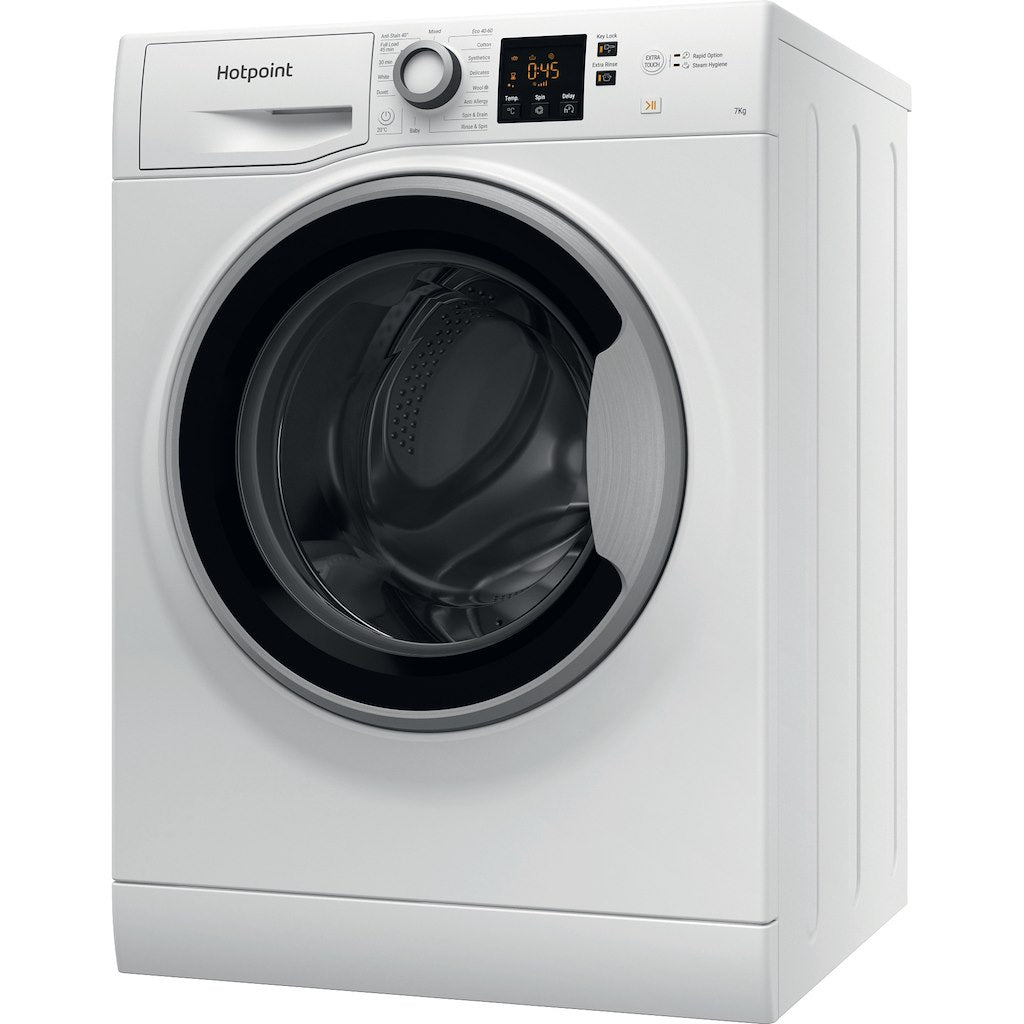 Hotpoint NSWE 743U WS UK N Washing Machine - White