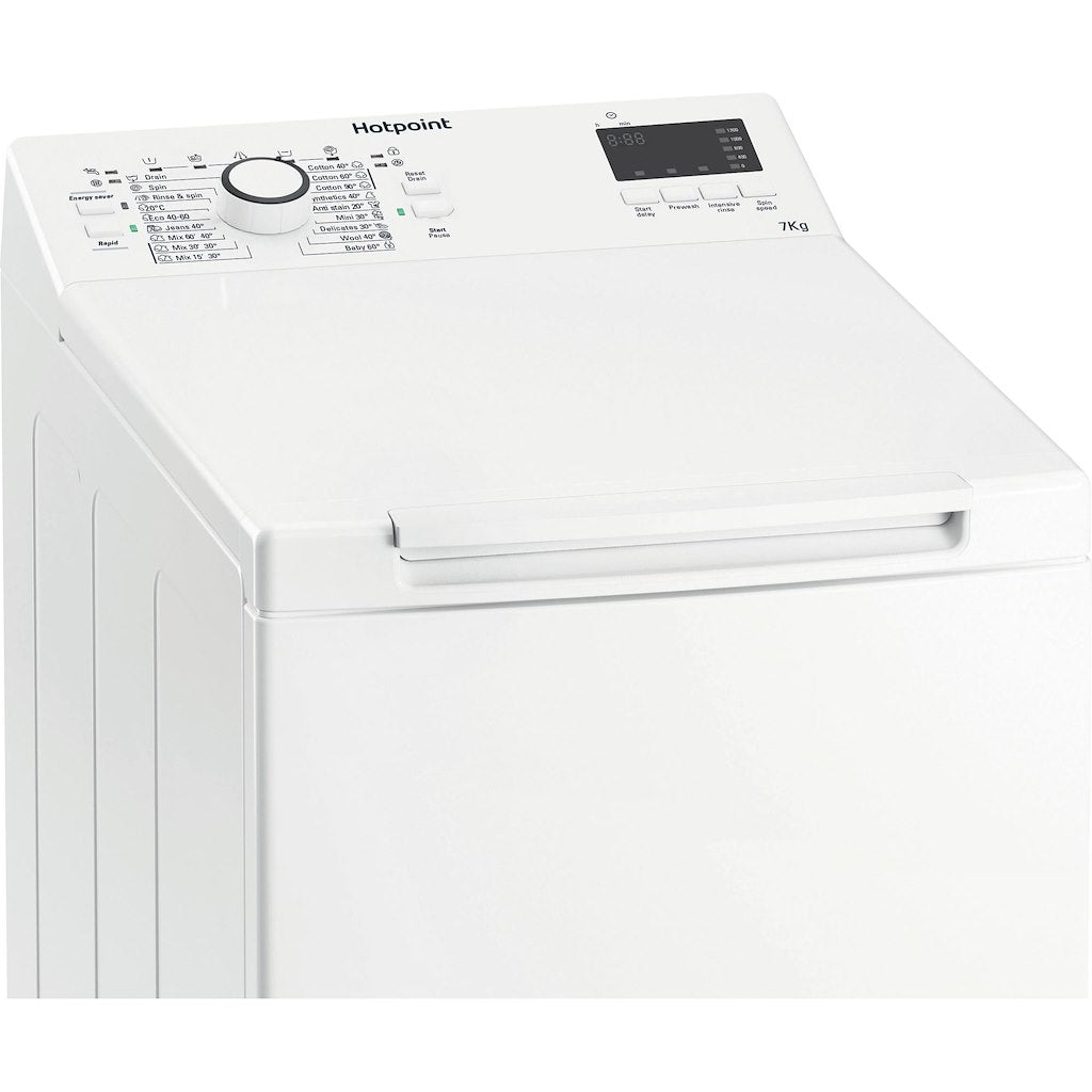 Hotpoint AntiStain Washing Machine - White - 7kg - 1200 RPM - E Rated - WMTF 722U UK N